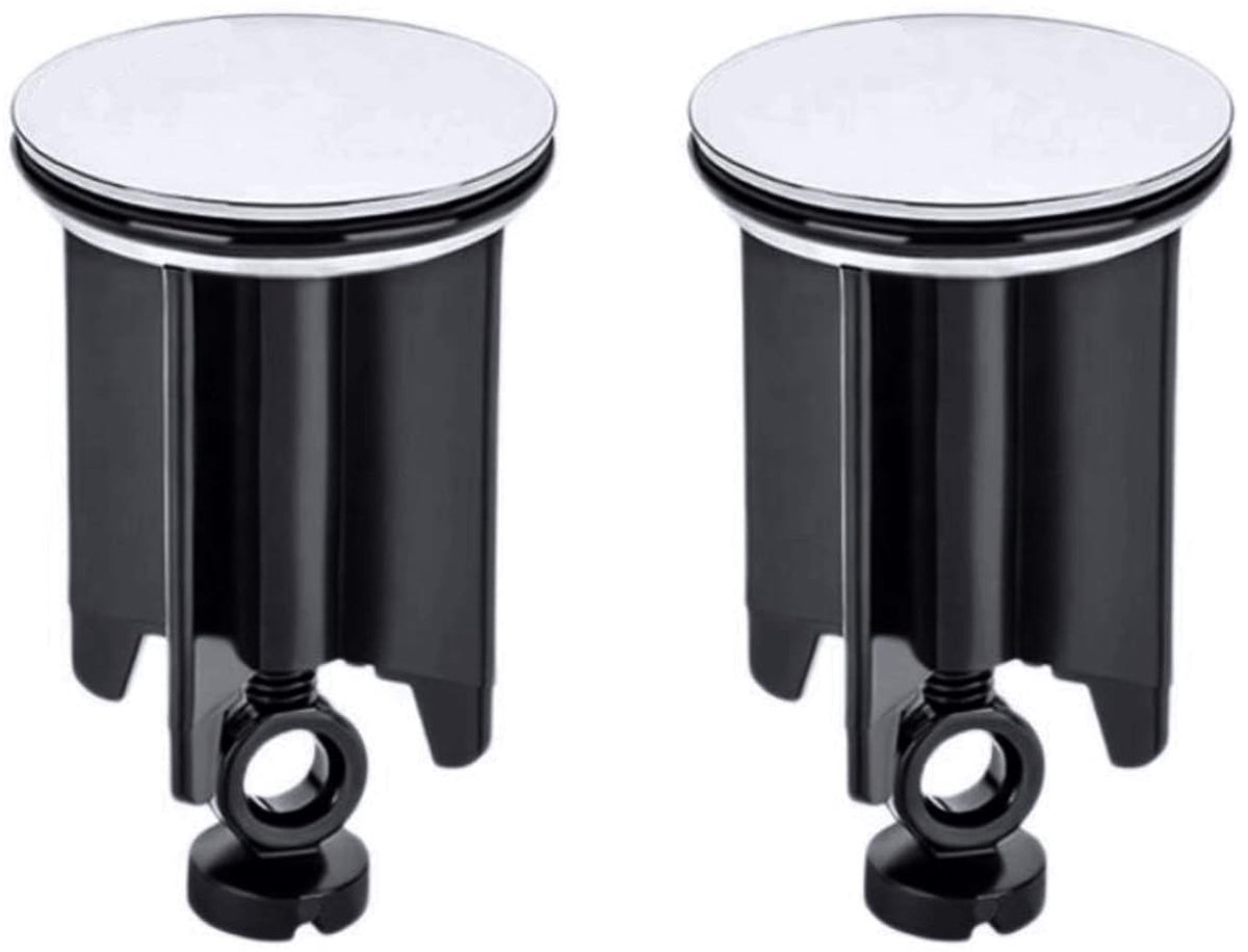 Dailygoods- Afvoerstop Lekvrij Ontwerp - Wastafelstop - Verstelbaar - Badkamer/Keuken - 40 mm - Rubberen Ring
