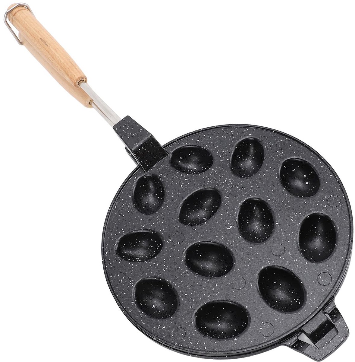 Dailygoods- Koekjesmaker 12-gats - Aluminiumlegering - Antiaanbaklaag - Inclusief 4 accessoires - Ruimcapaciteit - Eenvoudige reiniging - Bakvorm