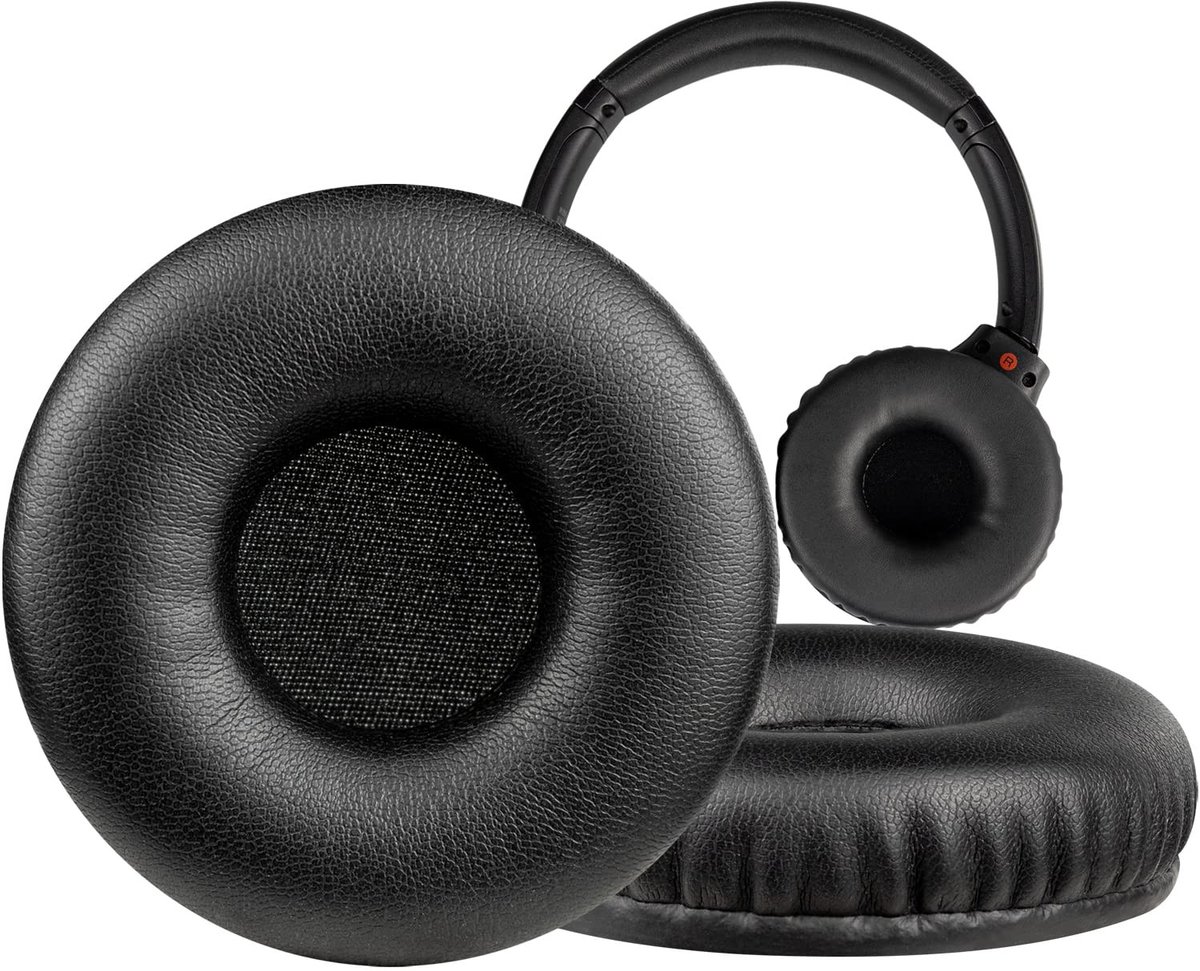 Dailygoods - SOULWIT vervangende oorkussens voor Sony WHXB700/WH XB700 draadloze extra bas Bluetooth-koptelefoon, Earpads en Cushions met geluidsisolerend schuim, zachter eiwitleer (zwart)
