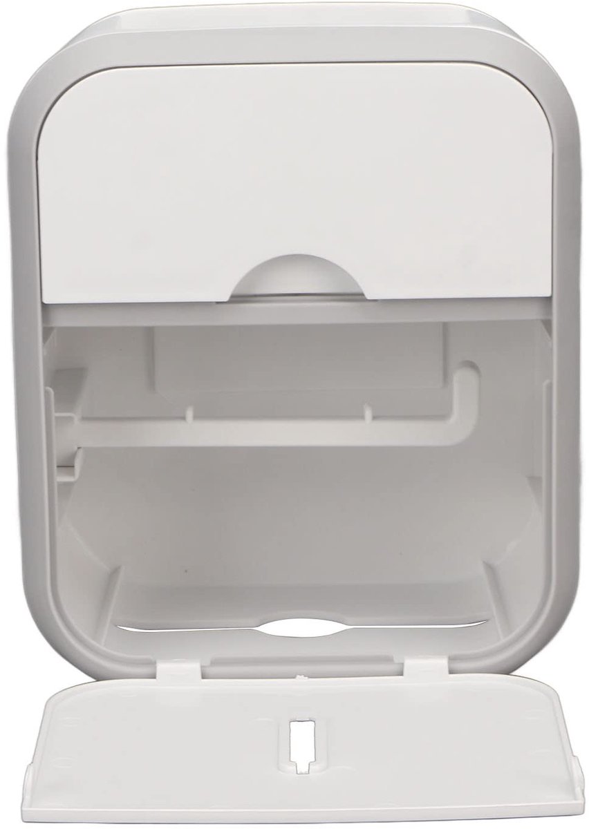 Dailygoods- Toiletpapierhouder Waterdicht - Wandgemonteerde Houder - Sterke Lijm - Lade Ontwerp - Tissuedoos - Geschikt voor Gezichtshanddoeken