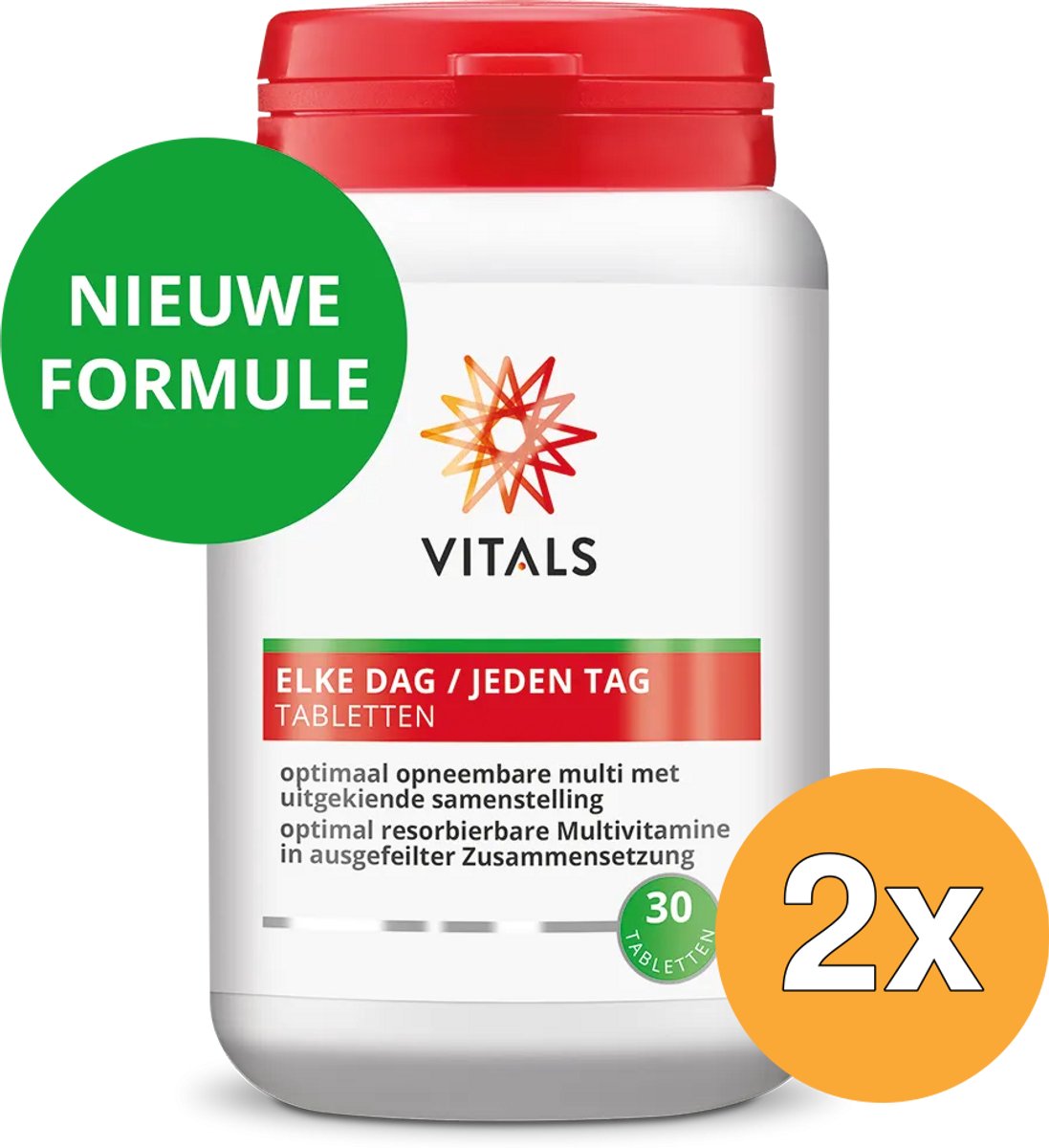 2x Vitals Elke Dag (30 tabletten)
