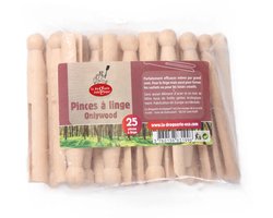 Ronde wasknijper pin 25 stuks