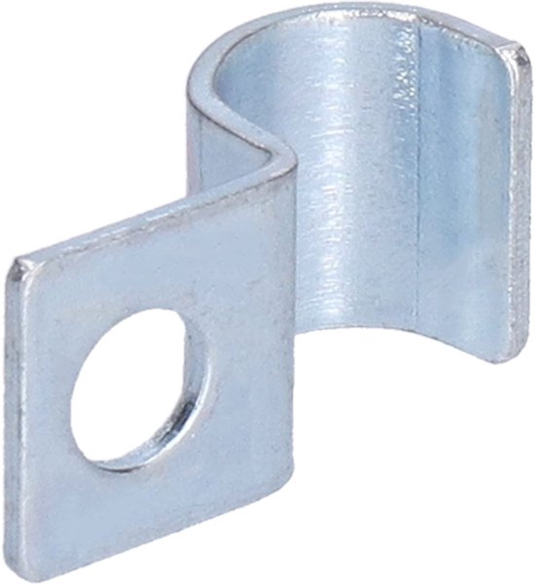 Dailygoods - Enkele Gat Buisklem - Pijp Bevestigingshouder - Zilver
