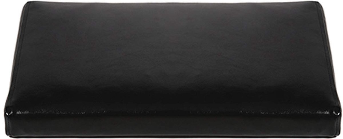 Bankkussen, zachte ligstoel kussen bank schommelkussens, 2-zits grote tuin zitkussen pad Patio rechthoek bankkussen-zwart 150 * 30 * 5cm (59 * 12 * 2in)