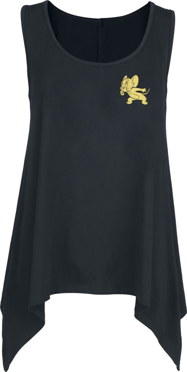 Tom And Jerry Tom And Jerry Dames Top - zwart - 3XL