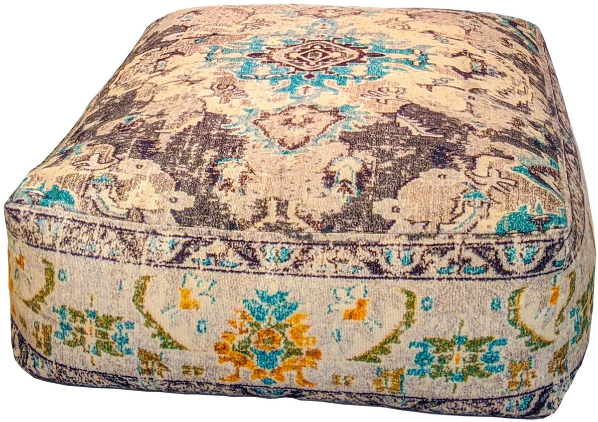 Dailygoods- Kussenhoes Boheemse Stijl - 60x20 cm - Katoenen Kussensloop - Meditatie Kussen - Vloerkussen - Handgemaakt Design