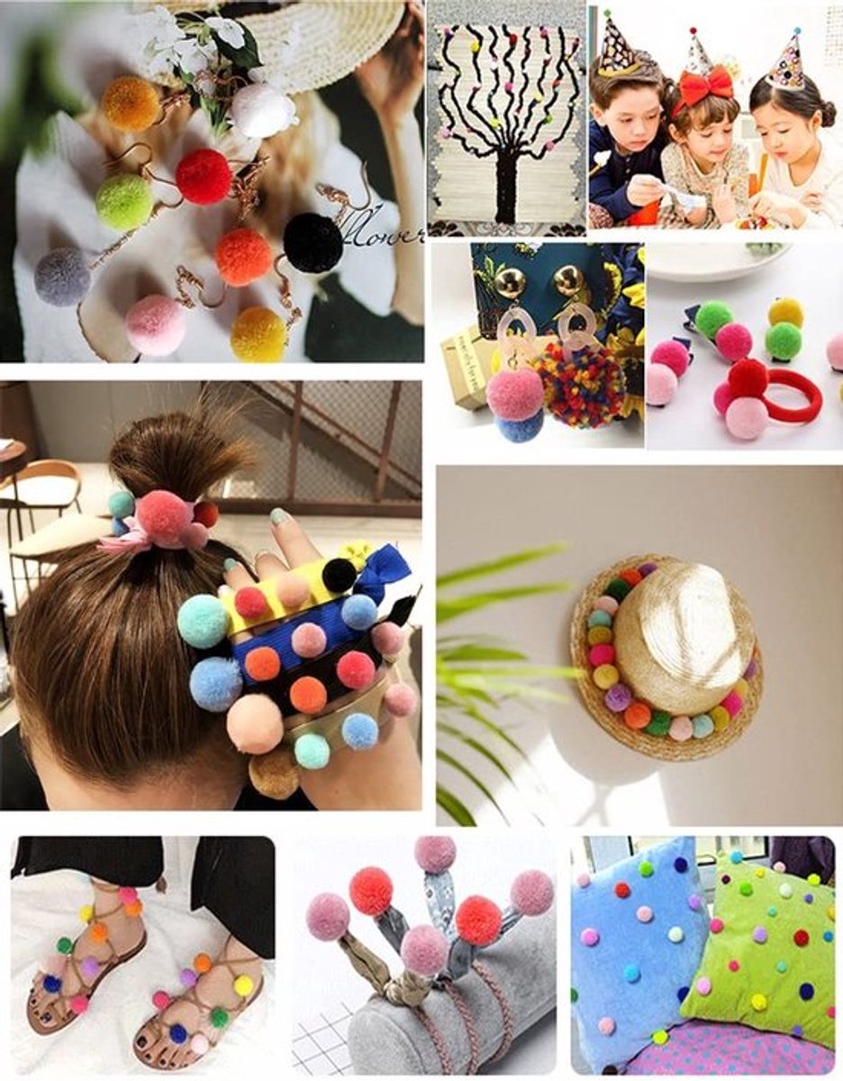 Store_8 - Duories Pompons om te Knutselen - 50 Stuks - Kleurrijke