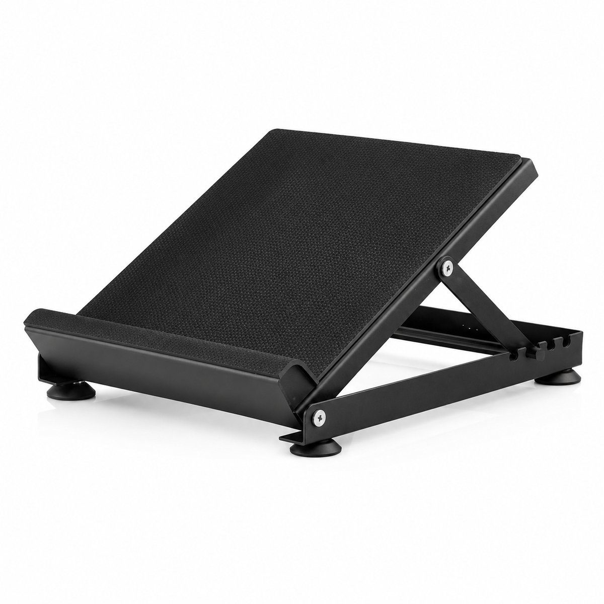 slantboard staal - slant board - stretch board - kuit stretcher - incline board - squat wedge- squat block- metaal- 5 standen verstelbaar - anti slip-