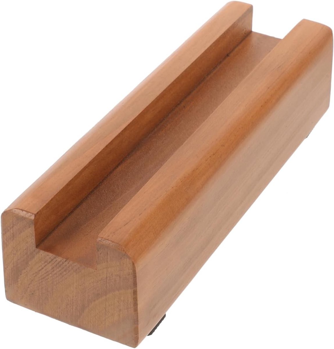 Volledig Lichaam Spiegel met Houten Voet - Stabiele Vloerspiegelhouder voor Grote Staande Spiegels, Minimalistisch Design en Duurzaam Materiaal