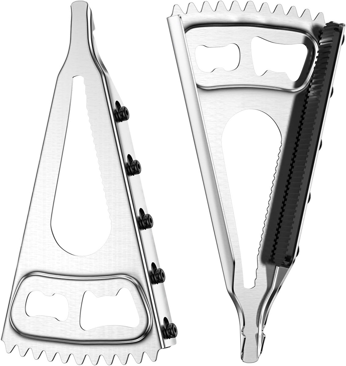 2 stuks blikopener, universele blikopener, V-vorm, verdikt, multifunctionele glazen opener, multifunctionele blikopener, blikopener voor keuken, bar
