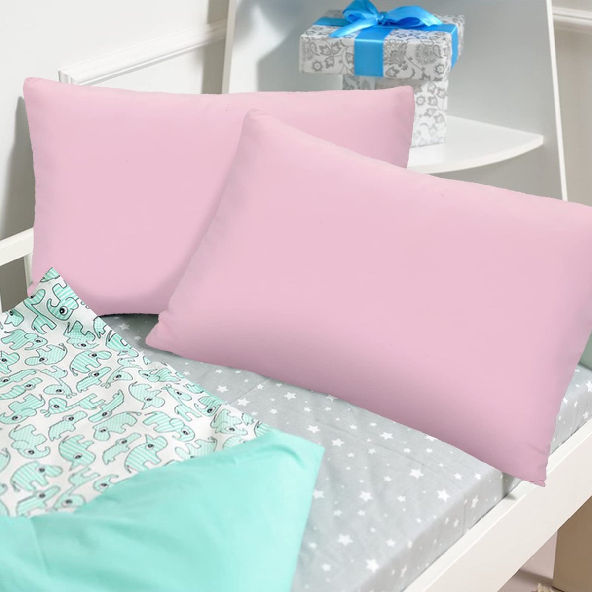 stuks baby kinderen kussenslopen katoenen peuter kussensloop reizen kussensloop zachte ademende envelop stijl voor jongens meisjes beddengoed peuter wieg 49 x 36 cm Wasbaar