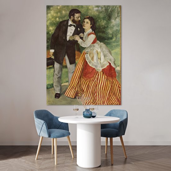 Fiancée - Peinture de Pierre-Auguste Renoir 120x160 cm XXL / Groot format!