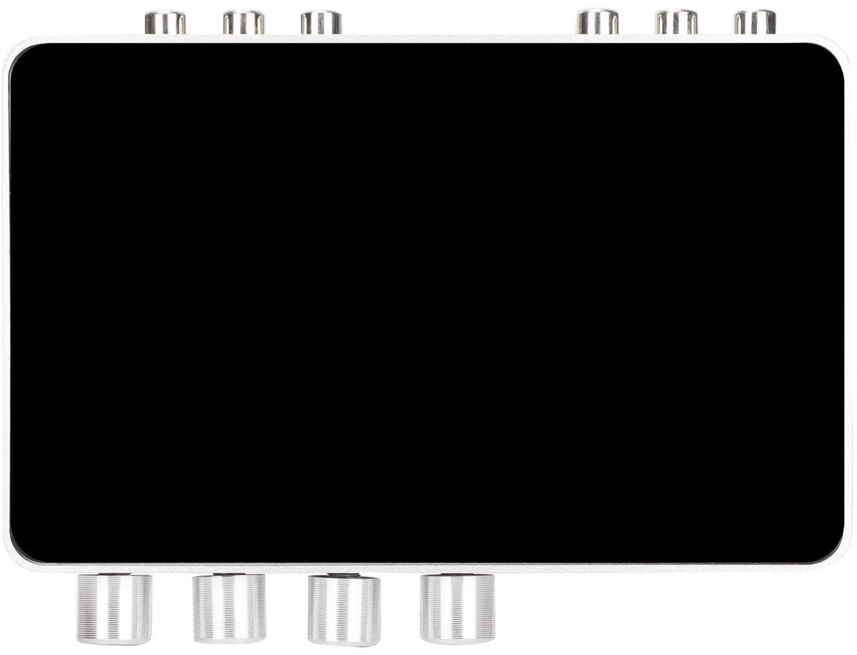 Dailygoods- Digitale Mixer HD-display - Instelbare Geluidsmicrofoonversterker - 4K/1080P - 2x Microfooningang - 3,5mm Geluidsinterface - Geschikt voor Karaoke - Audio Mixer