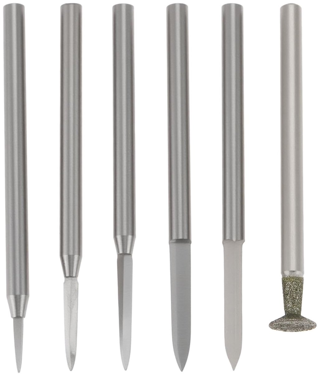 Dailygoods - 6-Delige Houtsnijwerk Boorbits Set voor Roterend Gereedschap