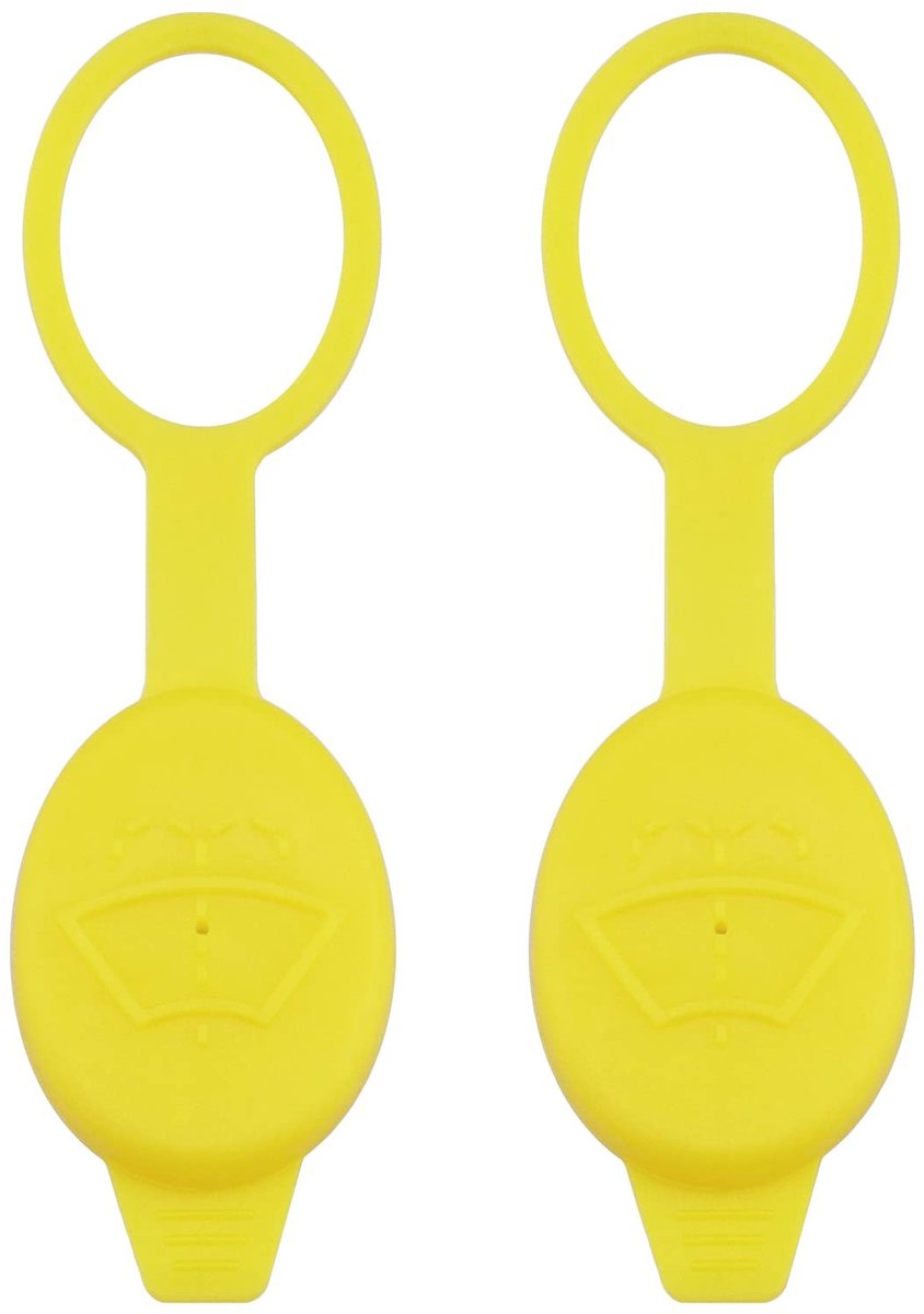 Dailygoods- Ruitensproeierfleshoes - 2x Vervanging - Compatibel met Corsa D/Astra H/Zafira B - Kunststof - Duurzaam - Binnenmaat 42x28mm - Ruitensproeierdop