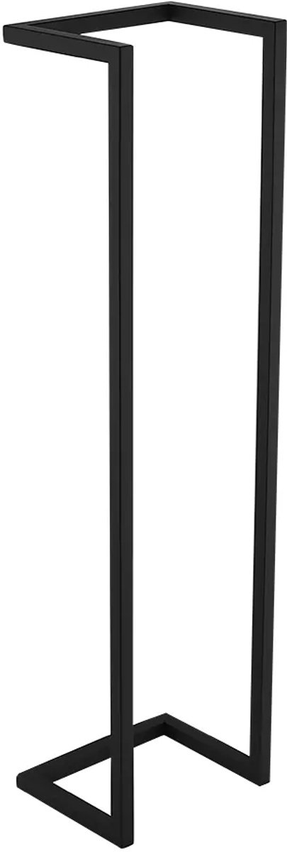 Dual Handdoekrek industrieel 95x25x20cm mat zwart