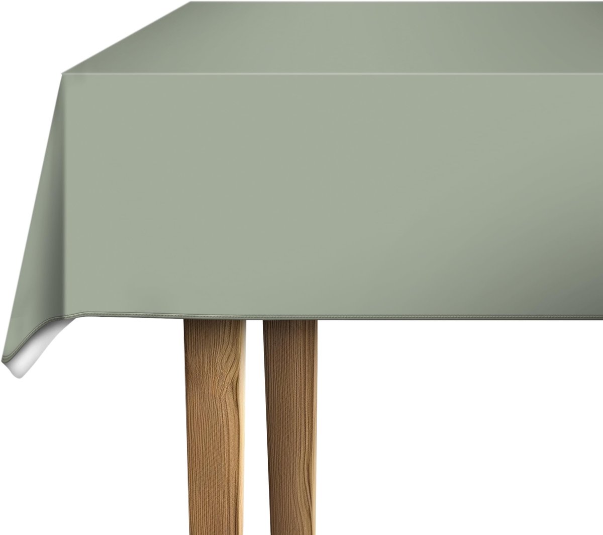 d-c-fix tafelkleed groen – PVC-free Sage Green (220 x 150 cm) – tafelkleed PVC-vrij voor de keuken-, eet- of tuintafel – voedselveilig, afwasbaar en waterdicht