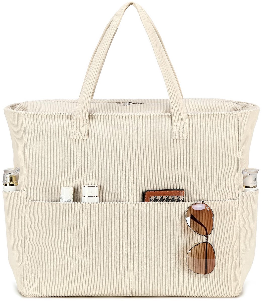 Strandtas met ritssluiting, voor dames, waterdichte schoudertas, draagtas, shopper, ondoordringbaar voor zand, voor zwembad, fitness, familie-reistas