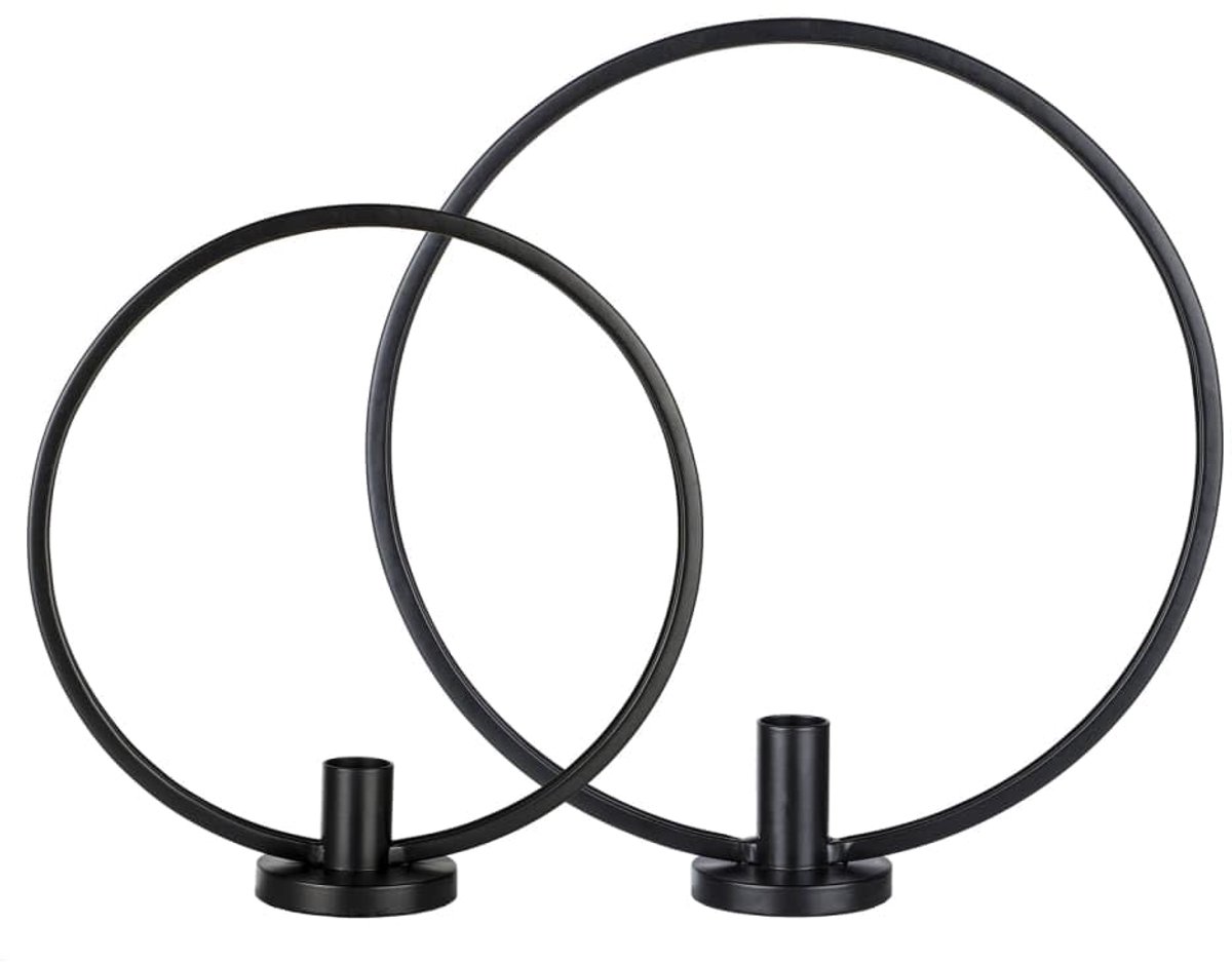 Kandelaar Set Ring - 2 Stuks