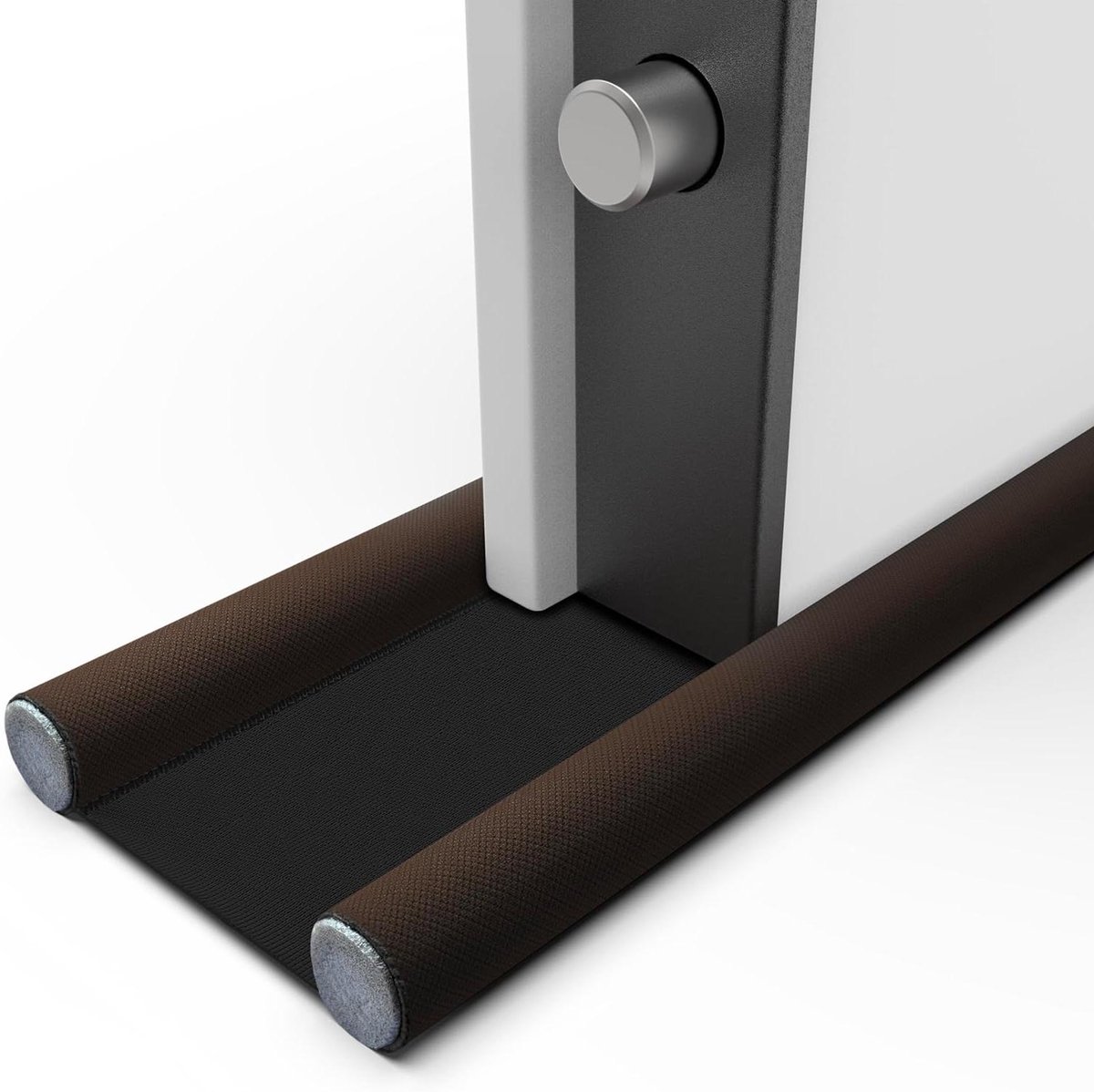 Tochtstopper Deur - Tochtstrip - Energie Besparen - Dubbele Bescherming - 100 cm - Zwart