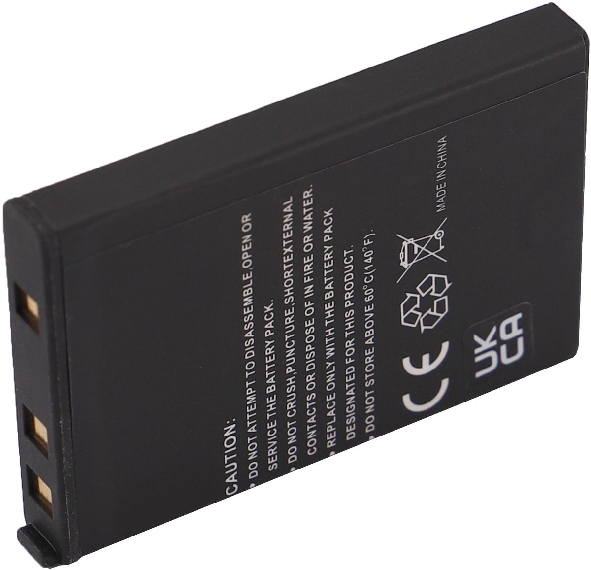 EXTENSILO-accu compatibel met Klicktel Navigator K5, K410, K400 camera (1300 mAh, 3,7 V, Li-Ion)