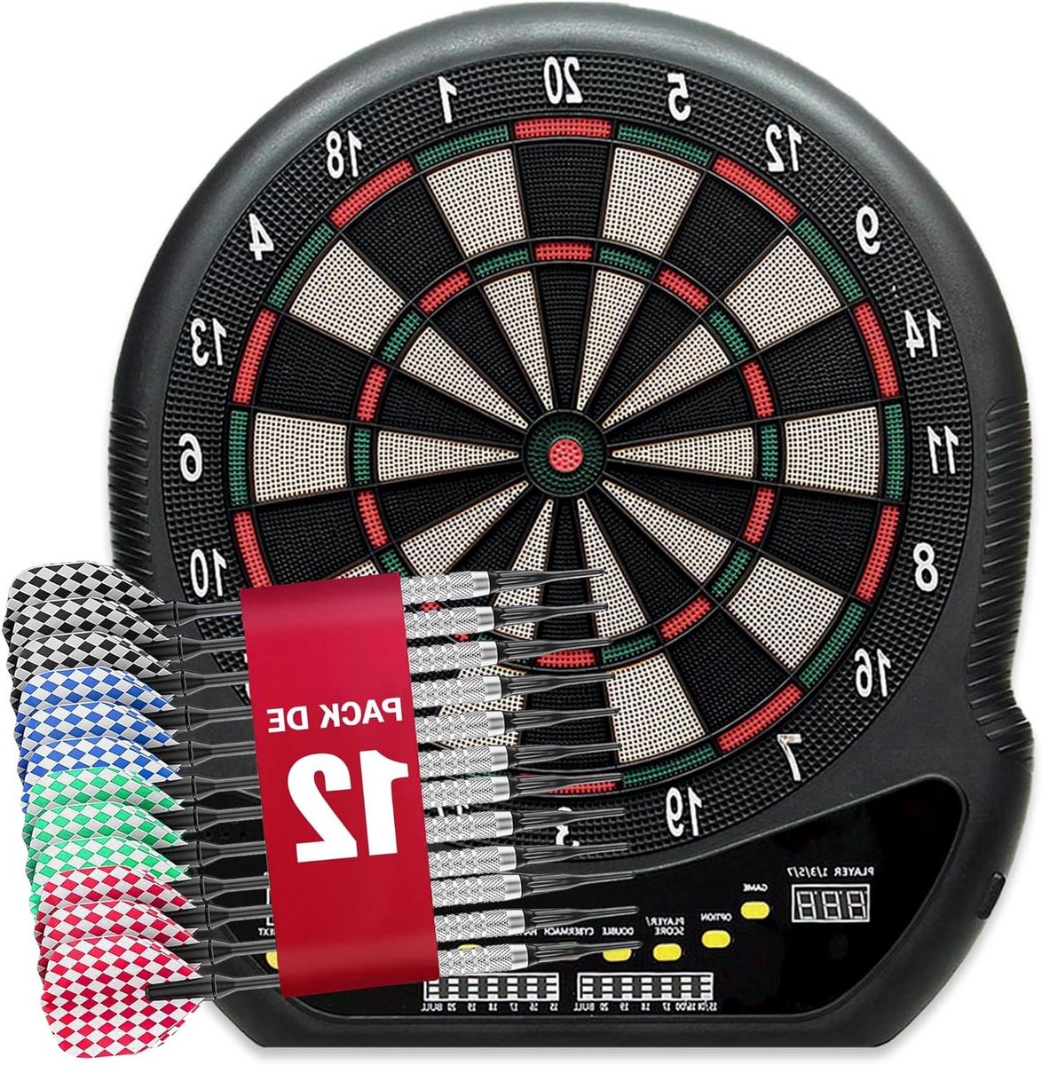 Elektronisch Dartbord - Dartspel Competitie - Huiselijke Competitie - 202 Specs - 1-8 Spelers - Meerkleurig