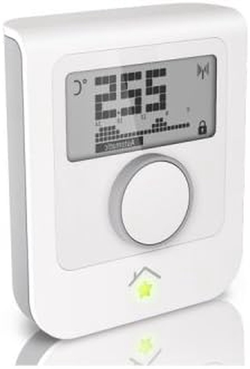 Slimme Kamerthermostaat - Temperatuurregelaar Verwarming - Energie Besparen - App Bediening - Rechthoekig - Wit