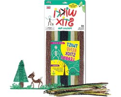 Wikki Stix - Knutselstokjes - Creatief Knutselen - Zuur- en Ligninevrij - 120 stuks - Natuurlijk