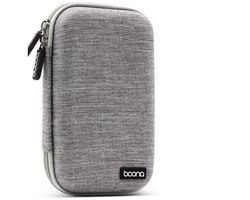 Baona BN-F010 2,5 inch mobiele harde schijf enkele laag opbergtas Power Bank bescherming opbergtas (grijs)