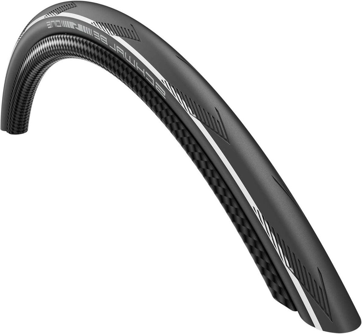 Fietsband Vouwband - Racefiets Band - Veilig Fietsen - RaceGuard Bescherming - 700x25C - Zwart
