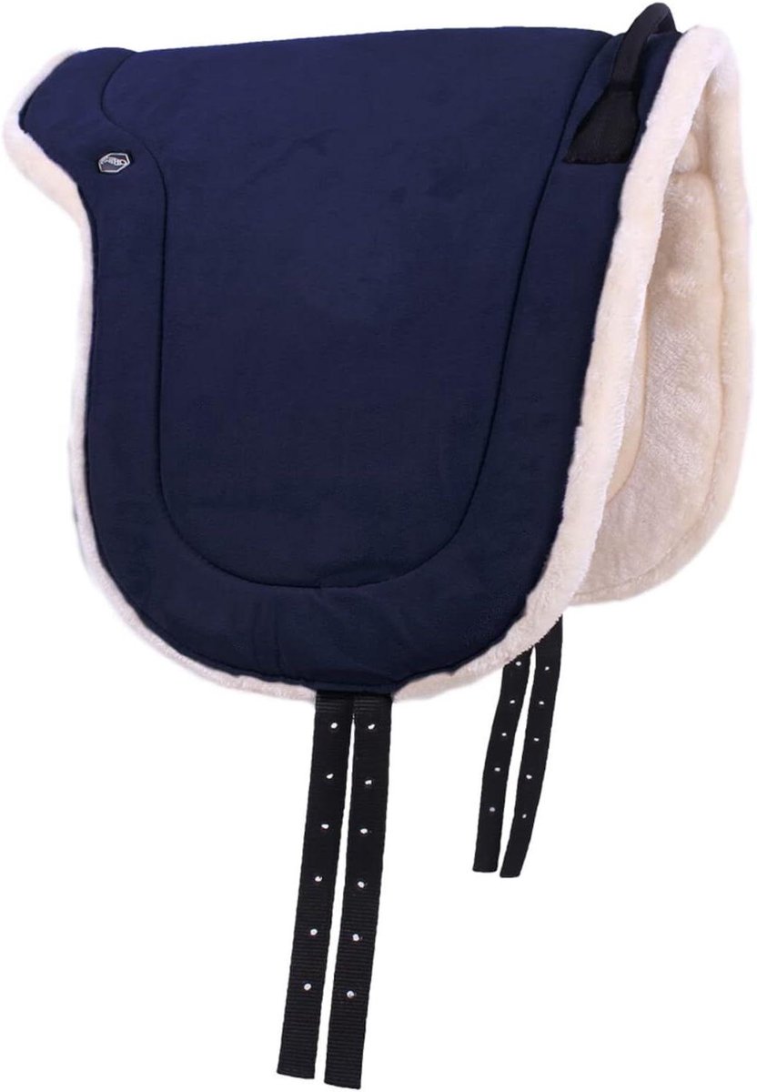 Bareback Pad - Paardrijkussen Zadel - Comfortabel Rijden - Zachte Kunstbont Voering - Niet gespecificeerd - Marineblauw