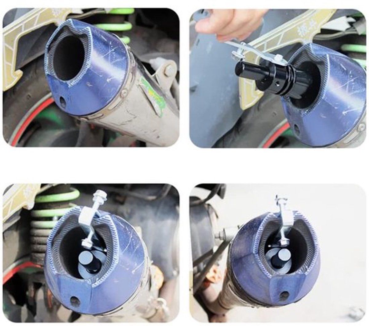 SPHProducts - Auto-uitlaatpijp turbo-uitlaat - universele uitlaatpijp