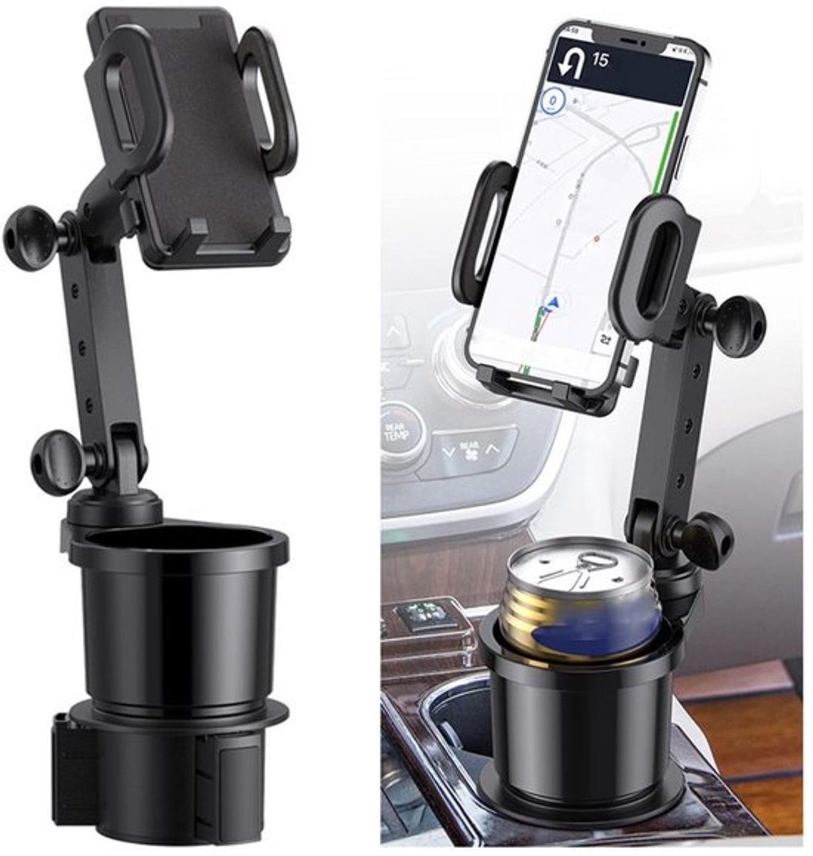 Dailygoody - Mobiele Telefoonhouder - 360° Rotatie - Bekerhouder