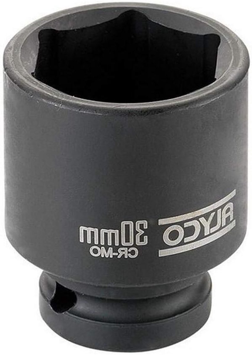 Dopsleutel Inzetstuk - Socket Bit - Vastzetten Moeren - 1/2 Inch Aansluiting - 30 mm - Grijs