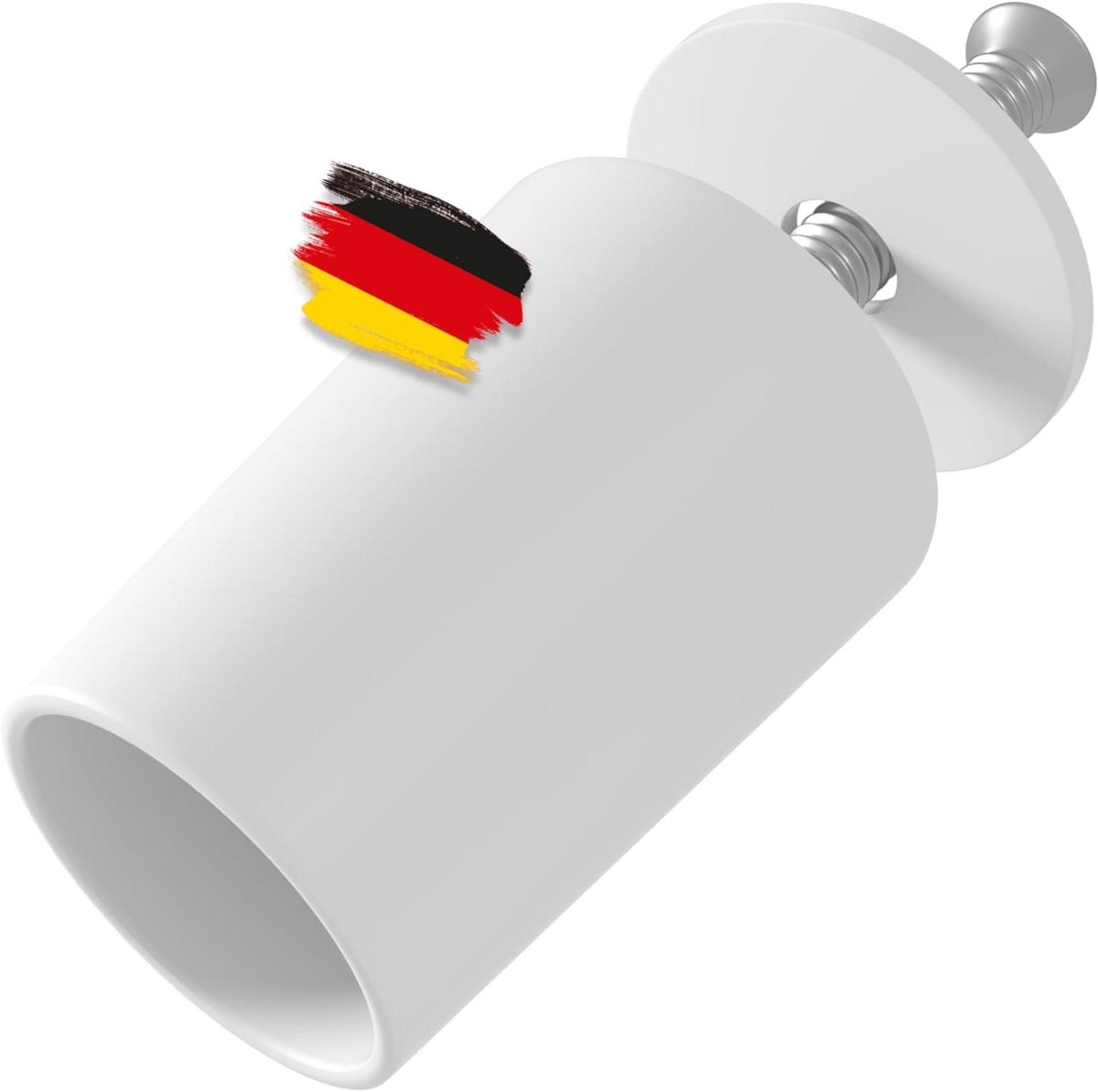Rolluikstopper - Aanslagbuffer Rolluik - Insecten Buiten Houden - Gesloten Ontwerp - 27 mm - Wit