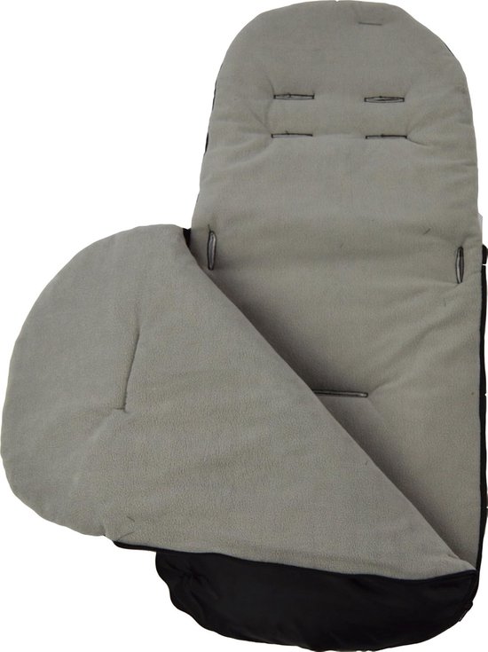 Voetzak Kinderwagen - Voetenzak Buggy - Baby Comfort - Universele Pasvorm - 46 x 40 x 10 cm - Grijs — afbeelding 2