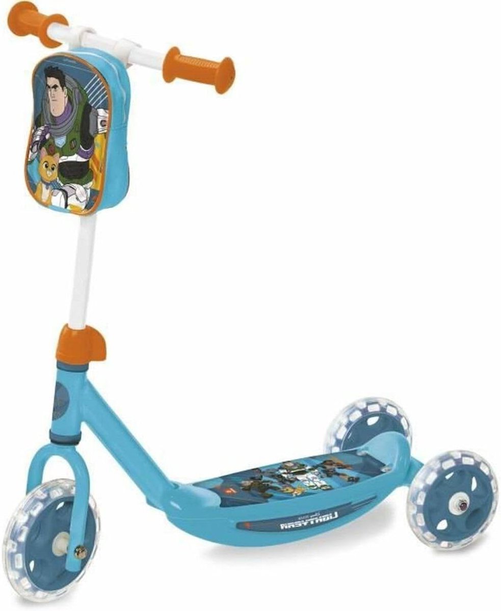 Eerste Step - Kinderstep Drie Wiel - Buiten Spelen - Stabiel Antislip Ontwerp - 58-65 cm In Hoogte - Meerkleurig