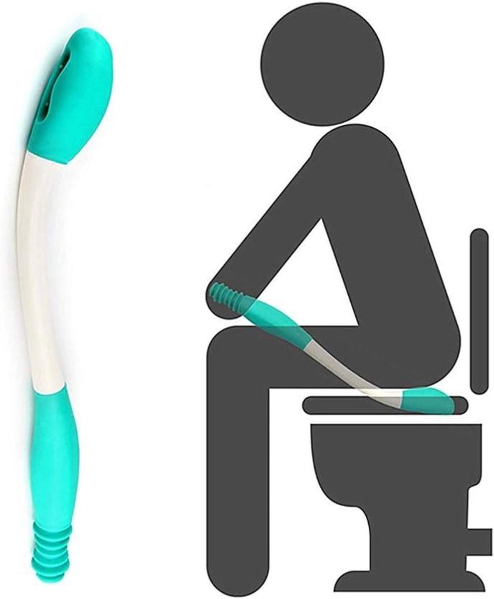 Toilet Hulp - Afveeg Hulpstuk - Zelfstandig Afvegen - Ergonomisch Ontwerp - 38 cm - Groen