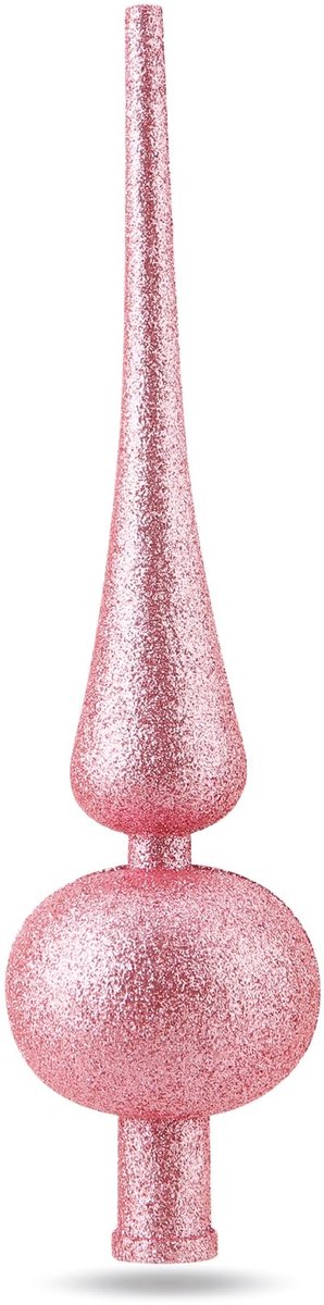 Kerstboompiek boompiek kant topper voor dennenboom dennenboompiek kerstboom Kerstmis (kant-roze)
