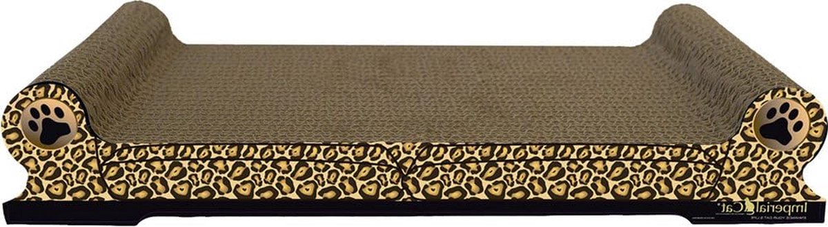 Krabpaal voor katten - Kattenmeubel - Krabbelen en spelen - Stevig ontwerp - 51 cm lengte - Bruin