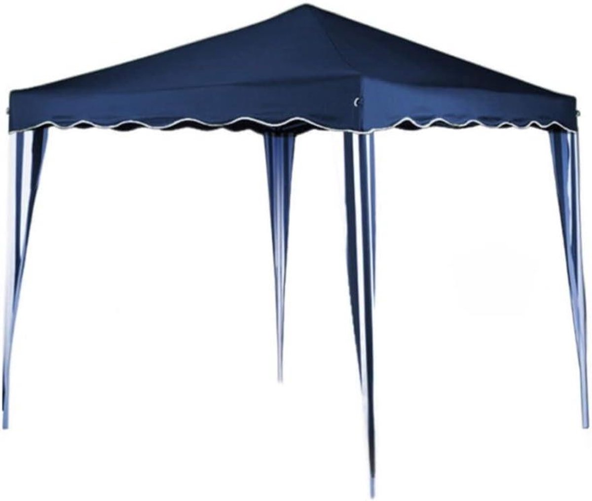 Vouwpaviljoen - Pop-up tent - Feest en ontspanning - Eenvoudig op te zetten - 3 x 3 meter - Blauw