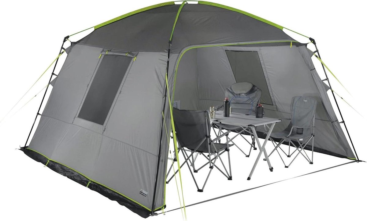 Vrijstaand Paviljoen - Feesttent Tuin - Buitenfeesten Beschermen - Stalen Frame Glasvezel - 1225 m² Stahoogte - Grijs Lime