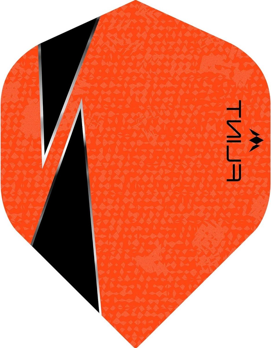 Dart Flights - Vluchten - Darts Spelen - 100 Micron Materiaal - Standaard No2 - Oranje