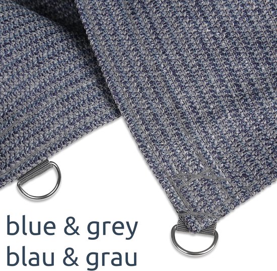 Voortent Tapijt - Outdoor Kleed - Kamperen en Tuin - Ademend en Waterdoorlatend - 250 x 400 cm - Blauw Grijs — afbeelding 3