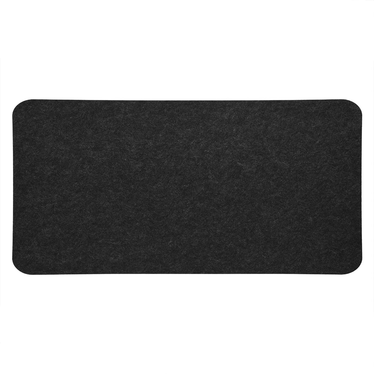 Bureauonderlegger Vilten Onderlegger, Multifunctionele Kantoormuismat Vilten Onderlegger Bureauonderlegger Muismat voor Kantoor en Thuis 68 X 33 Cm(donker grijs)