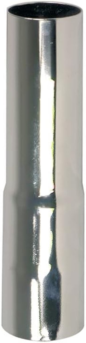 Stofzuiger Adapter - Verloopstuk Slang - Onderdelen Vervangen - Verchroomd Metaal - 32/35 mm - Zilver