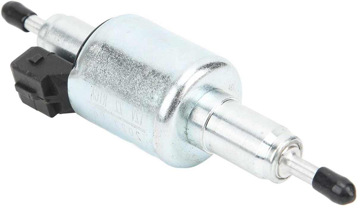 Brandstofpomp - Hulpverwarming pomp - Verwarming starten - Lage geluidsproductie - 12V - Zwart