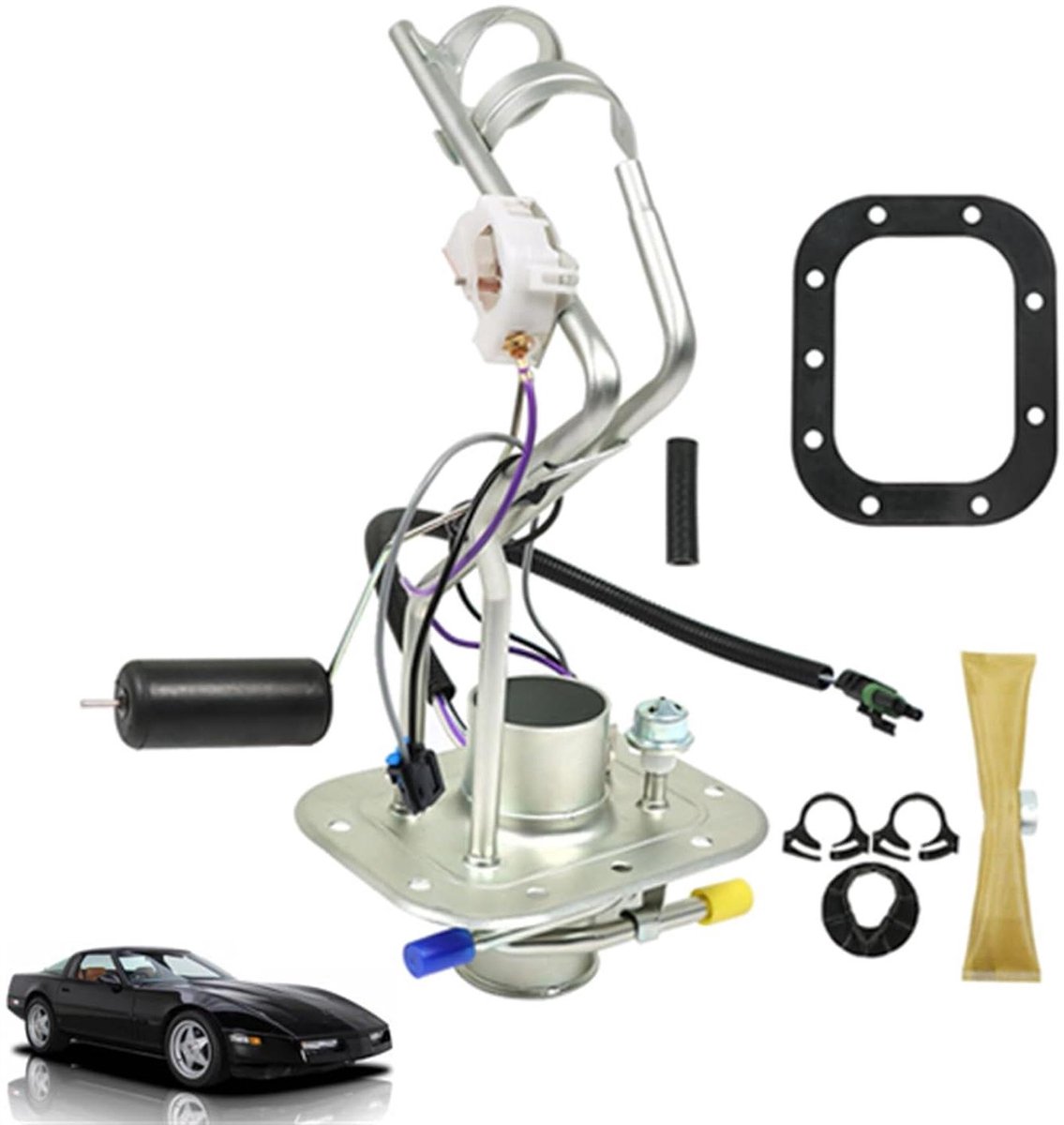 Brandstoftank Verzenden Unit - Brandstofsensor Vervanging - Auto Onderhoud - Roestvrij Staal - 45 x 18 x 18 cm - Zilver