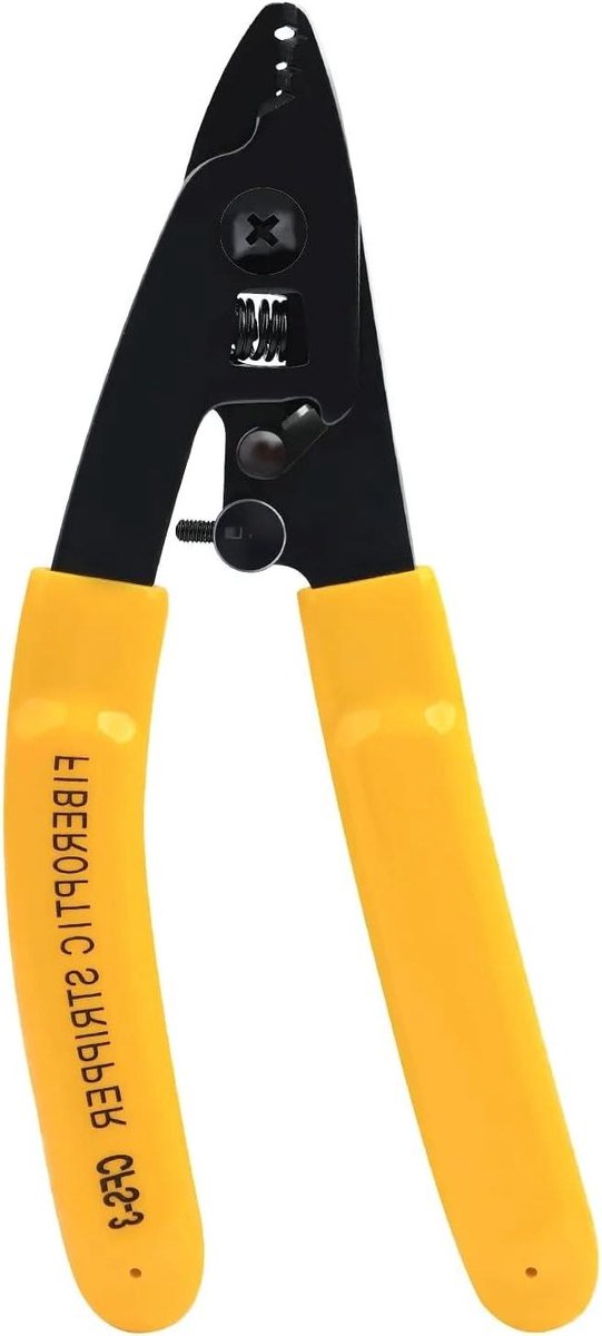Draadstripper - Kabelstripper - Draad Ontmantelen - Ergonomisch Handvat - 0.12 Kilogram - Geel Zwart