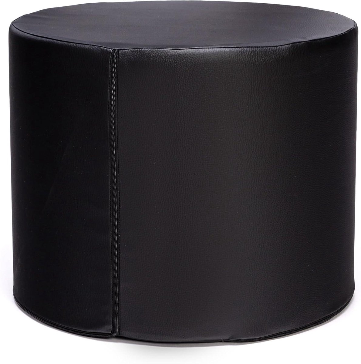 Pouf Kruk - Zitkruk Voetenbank - Ontspanning Thuis - Lichtgewicht Design - 50x50x40 cm - Zwart